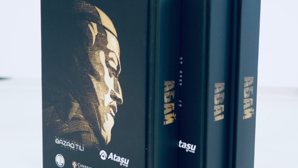 Atasu Group "Қазақ тілі" халықаралық қоғамымен бірлесіп  Абай шығармаларының қазақ, орыс және ағылшын тілдерінде жинағын шығарды